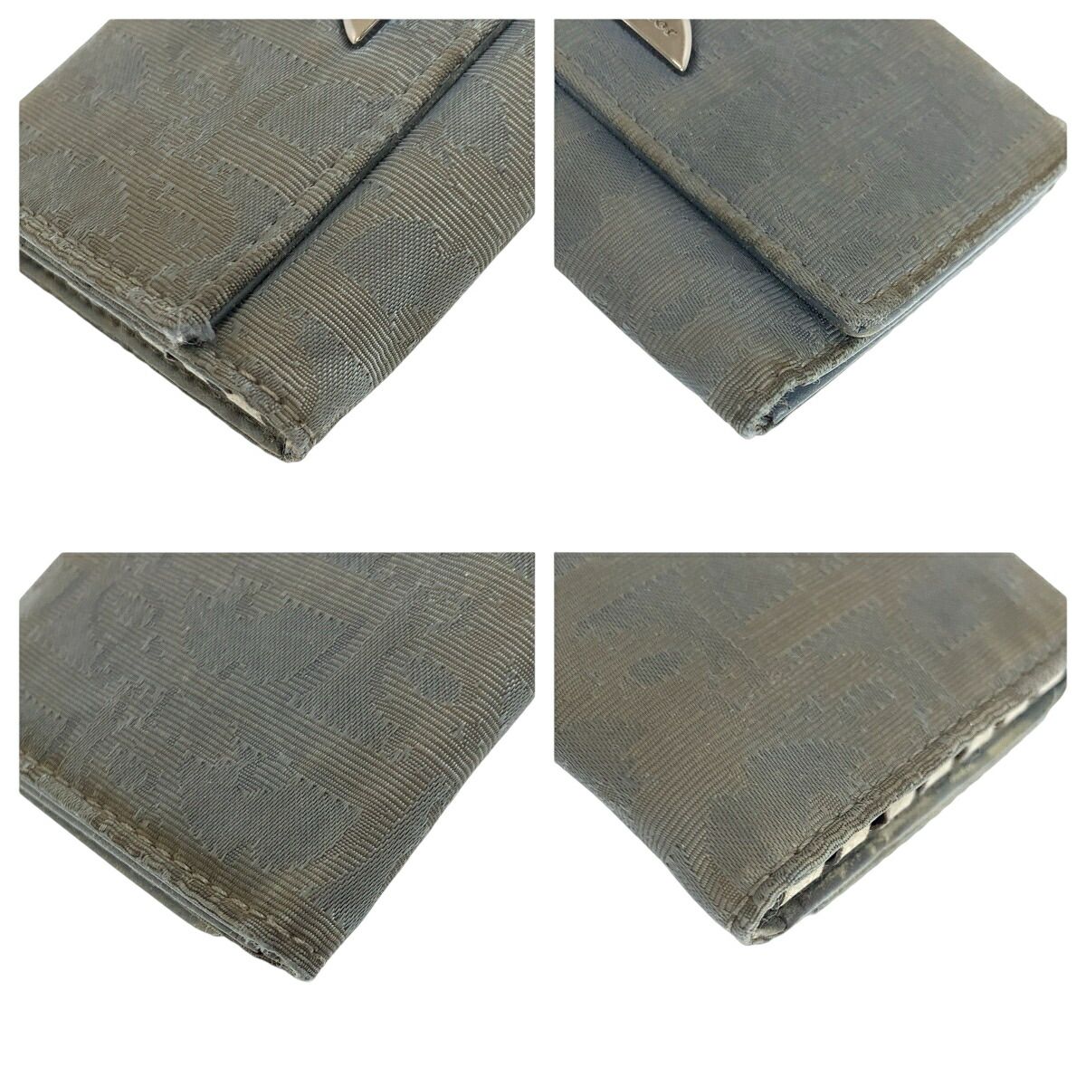 Christian Dior Trotter Canvas Leather Key Case
