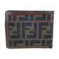 Fendi Zucca Leather Canvas Wallet