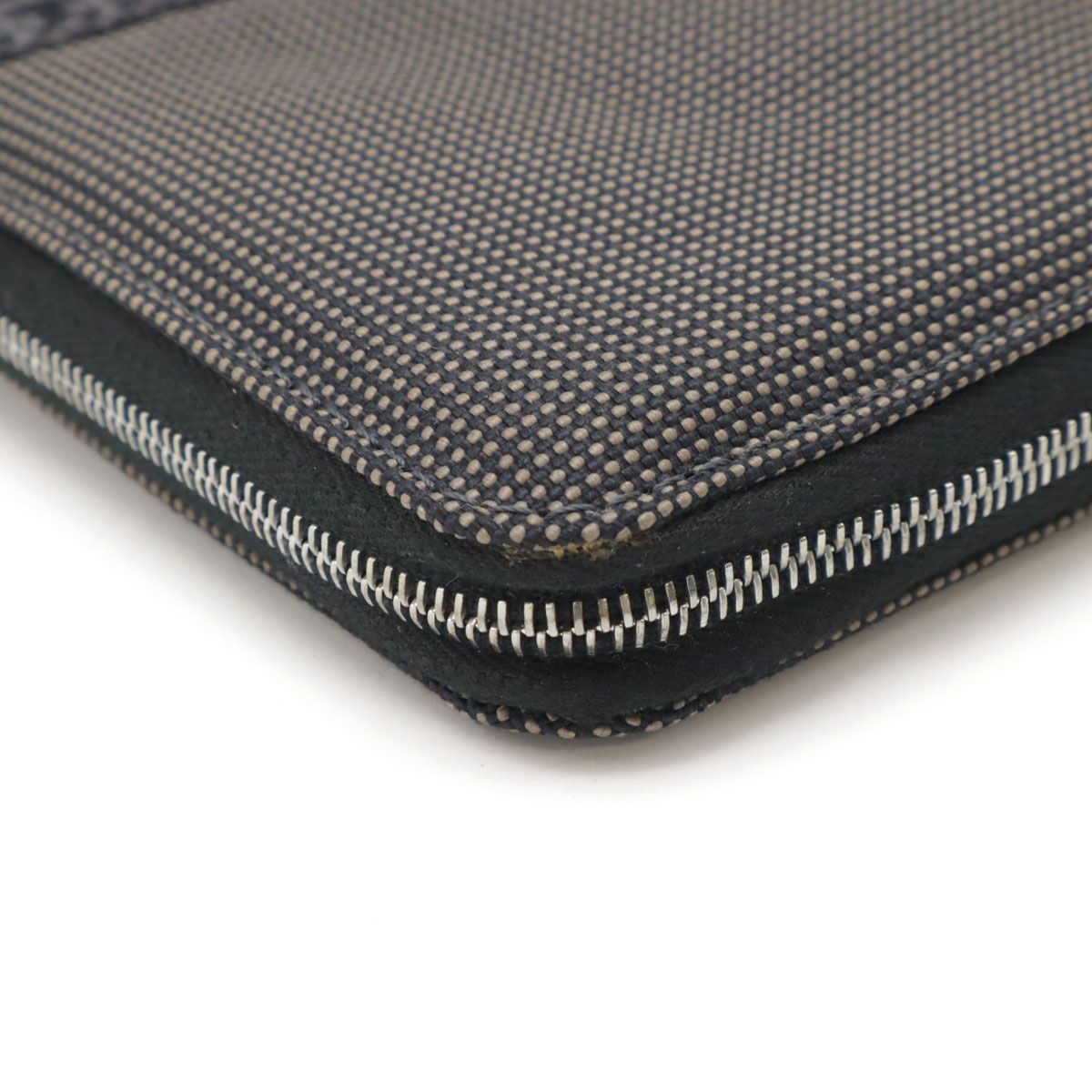 Hermes Herline Canvas Long Wallet