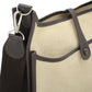 Herm�s Evelyne II PM Toile H Leather Shoulder Bag