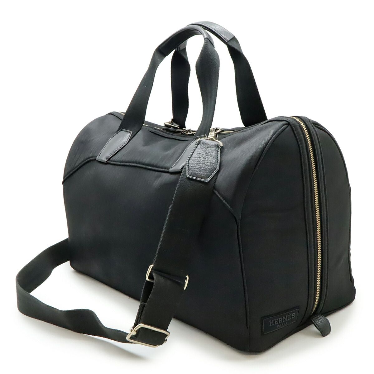 Herm s Sac Chien Toil  Chevron 2way pet bag