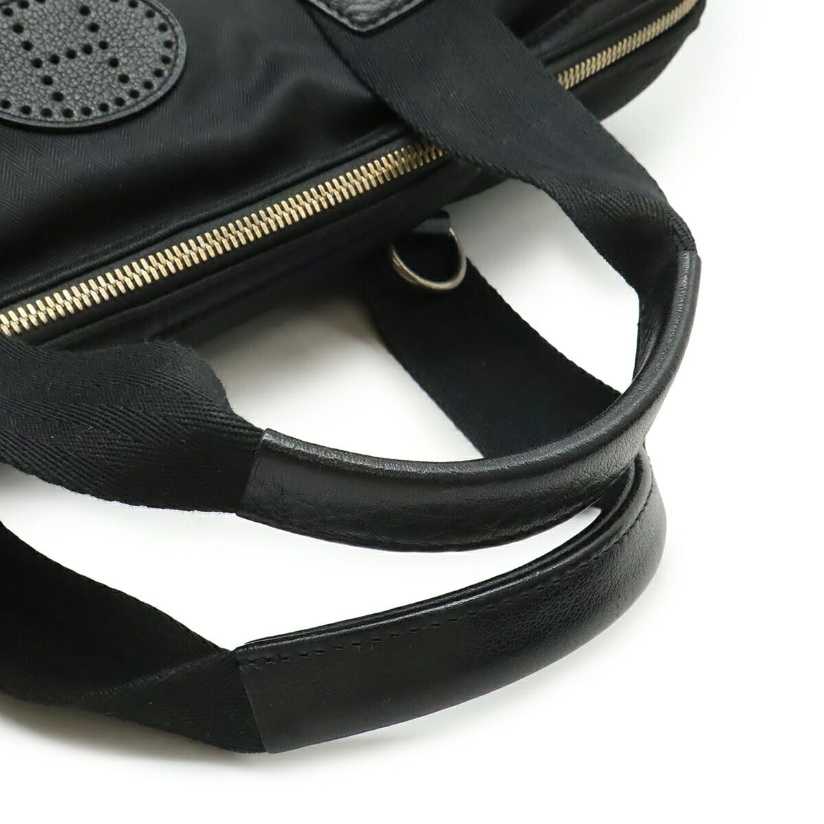 Herm s Sac Chien Toil  Chevron 2way pet bag