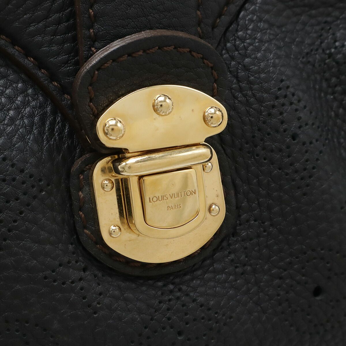 Louis Vuitton Mahina Leather Shoulder Bag