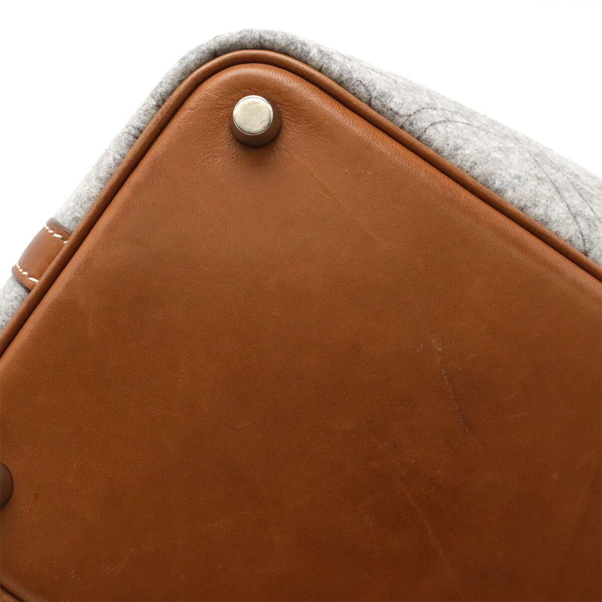 Hermes Picotin PM Felt Veau Swift Handbag
