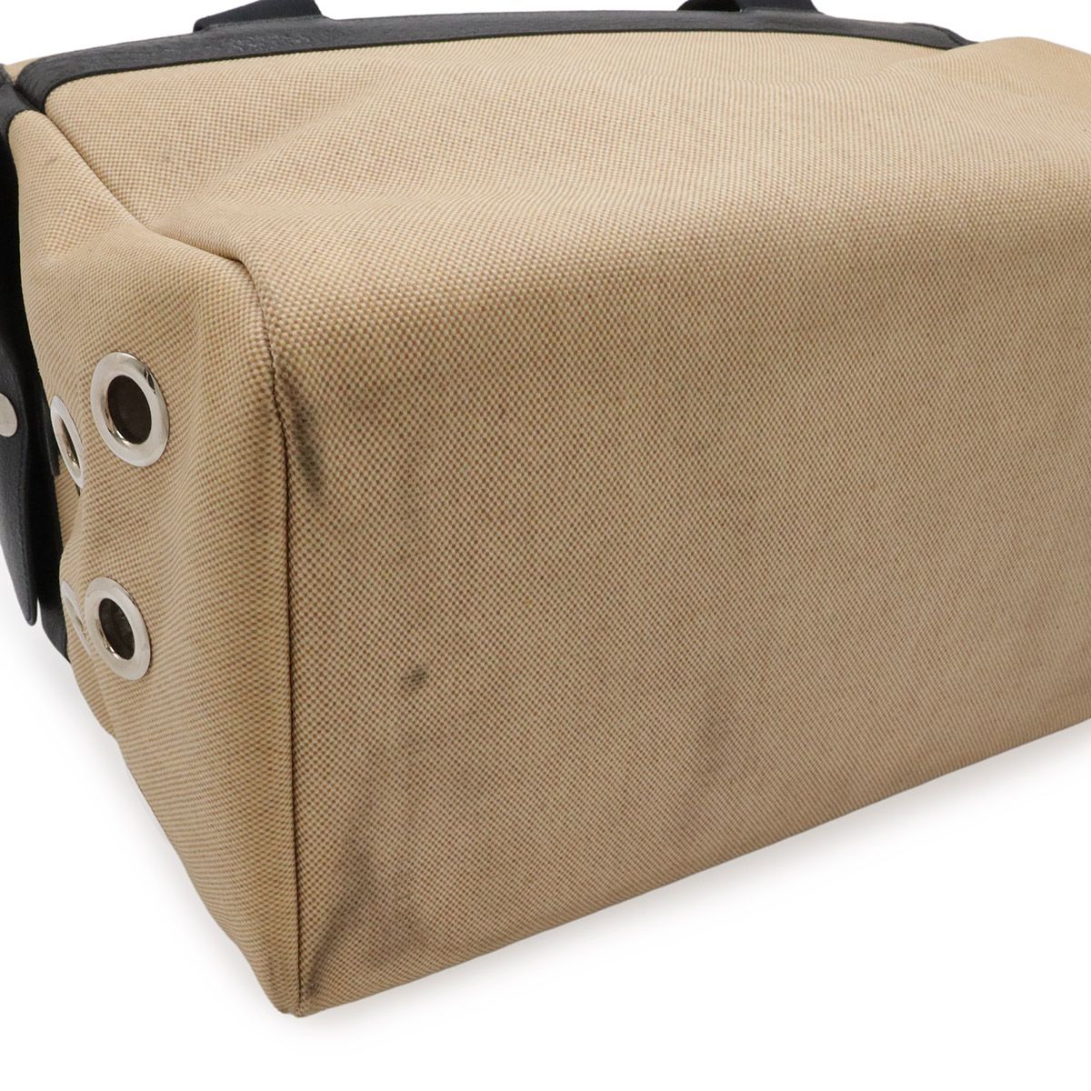 Hermes Sac de Transport Pour Chien Toile H Leather Pet Carrier