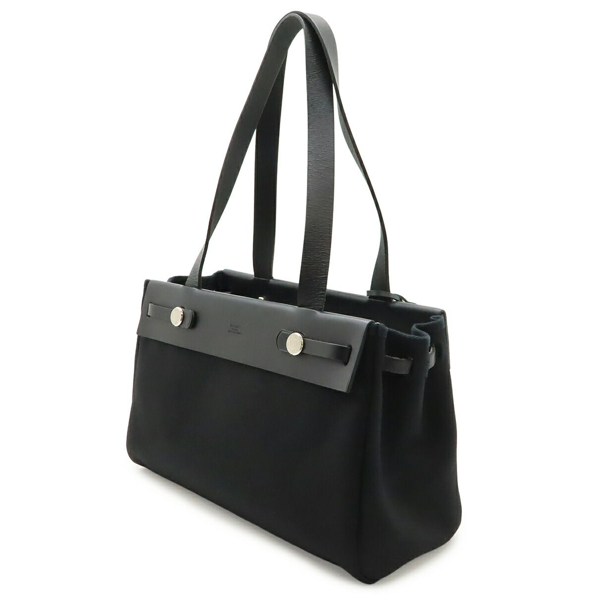 Hermes Herbag Cabas PM Canvas 2way Tote Bag