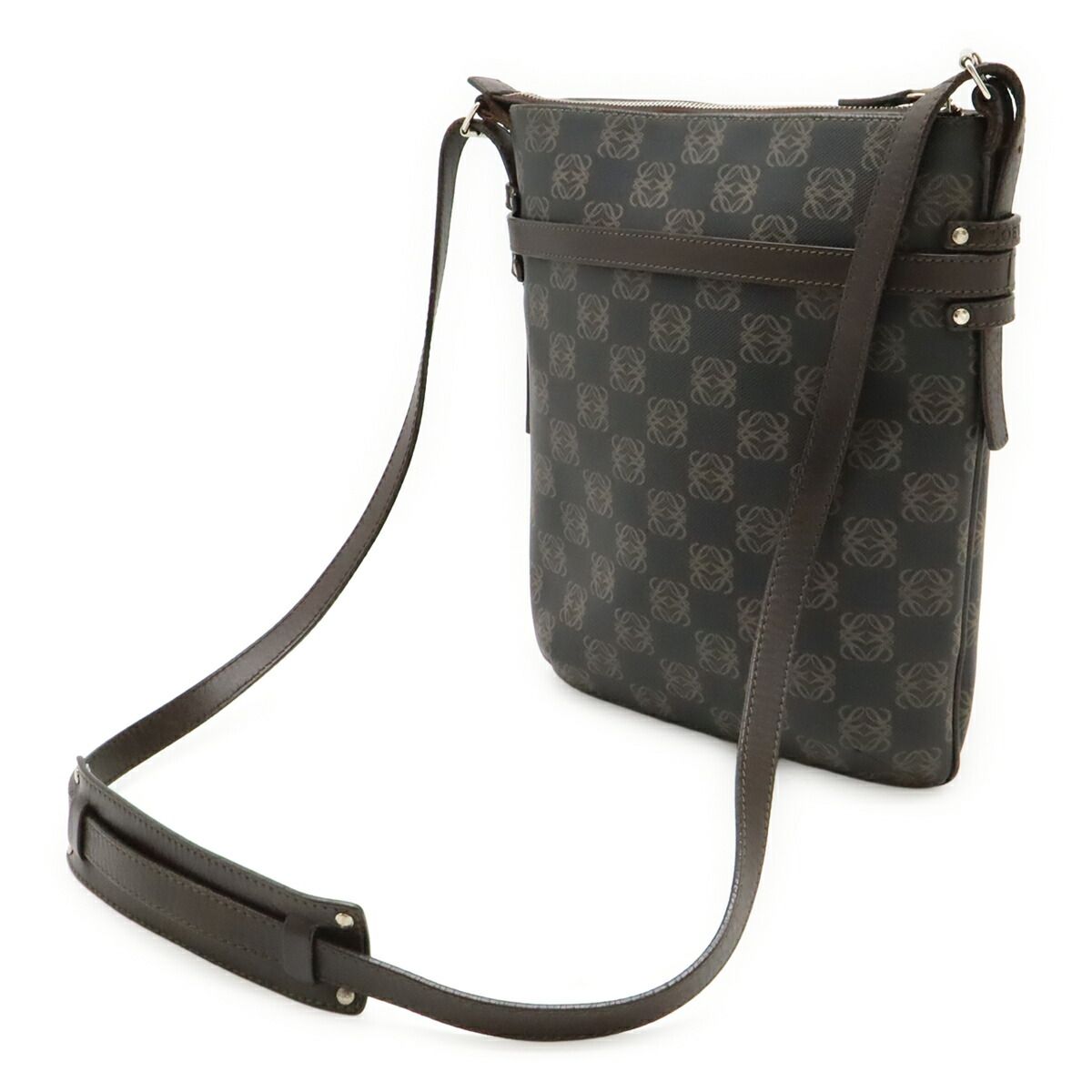 Loewe Repeat Anagram Coated Canvas Shoulder Bag