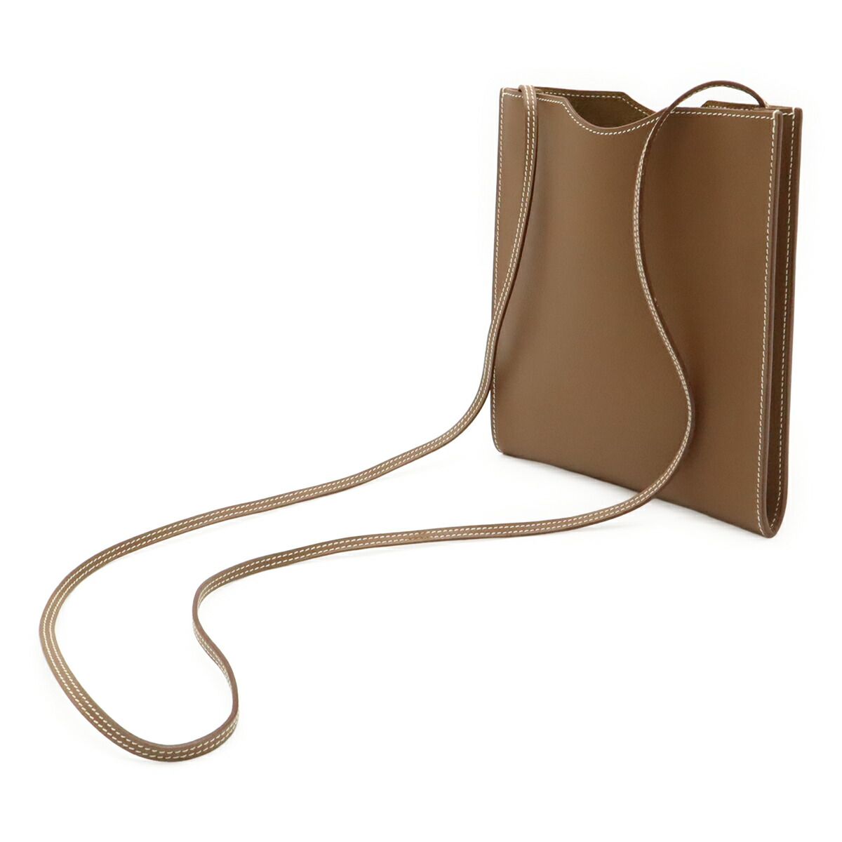Hermes Onimetou Leather Shoulder Bag