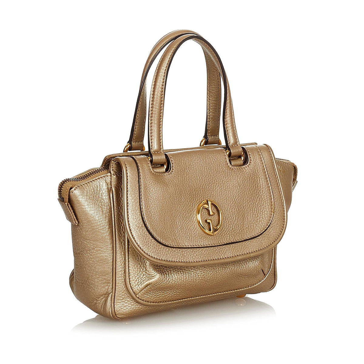 Gucci 1973 Leather Handbag (SHG-24397)