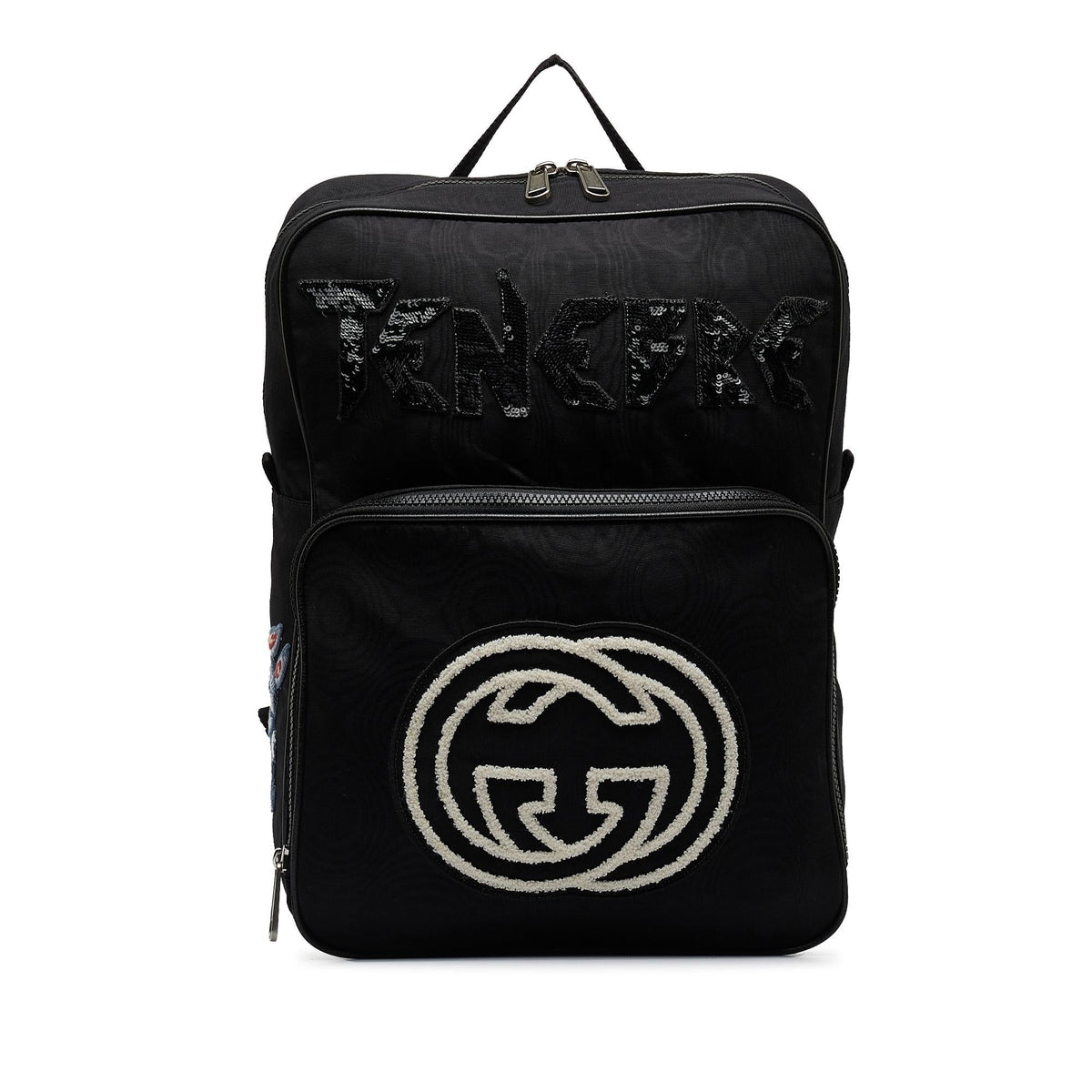Gucci 80's Patch Tenebre GG Nylon Backpack (SHG-fOclzO)