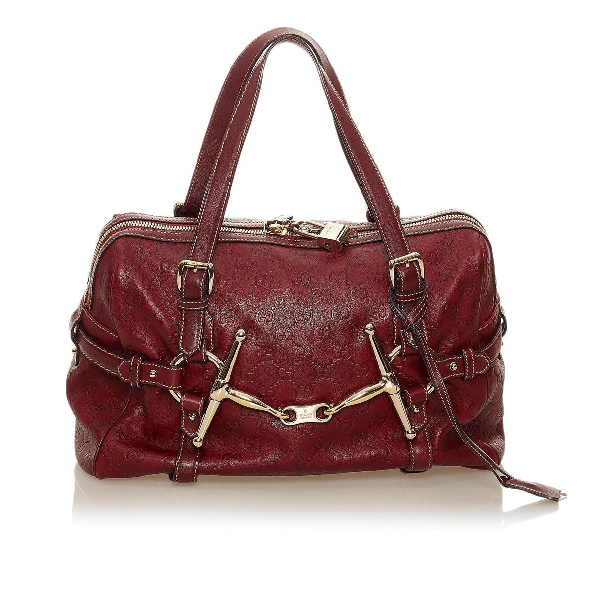 Gucci 85th Anniversary Guccissima Leather Boston Bag (SHG-28051)