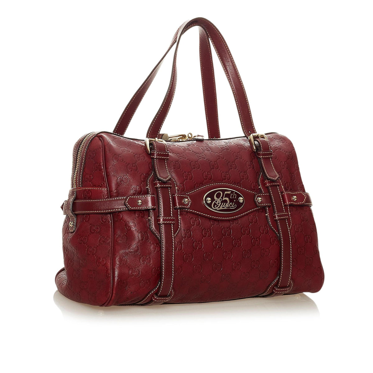 Gucci 85th Anniversary Guccissima Leather Boston Bag (SHG-28051)