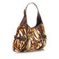 Gucci 85th Anniversary Velvet Horsebit Print Hobo Bag (SHG-35092)