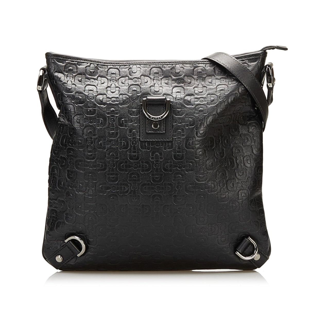 Gucci Abbey D-Ring Embossed  Horsebit Crossbody (SHG-35354)