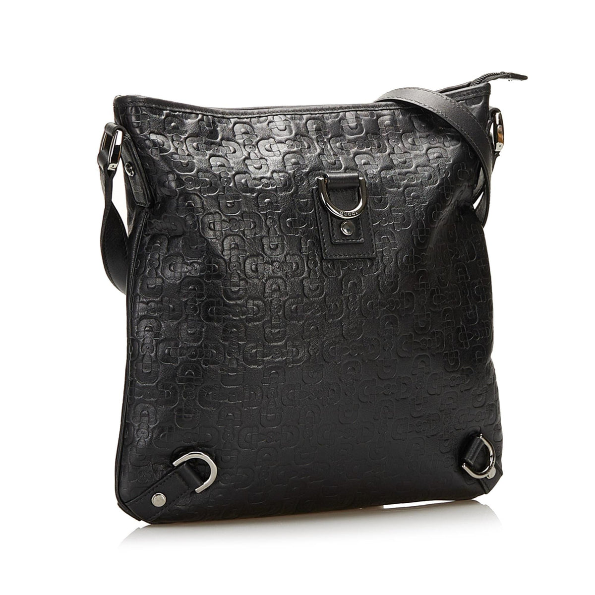 Gucci Abbey D-Ring Embossed  Horsebit Crossbody (SHG-35354)