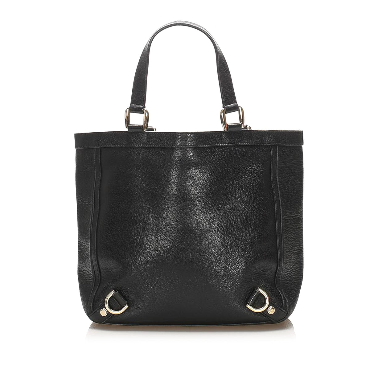 Gucci Abbey-D Ring Leather Handbag (SHG-22400)