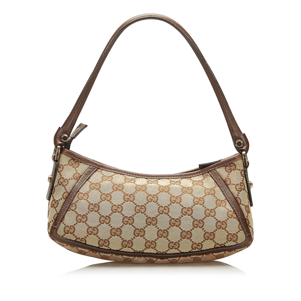 Gucci Abbey GG Canvas Baguette (SHG-35505)