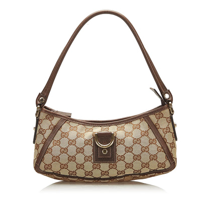 Gucci Abbey GG Canvas Baguette (SHG-35505)