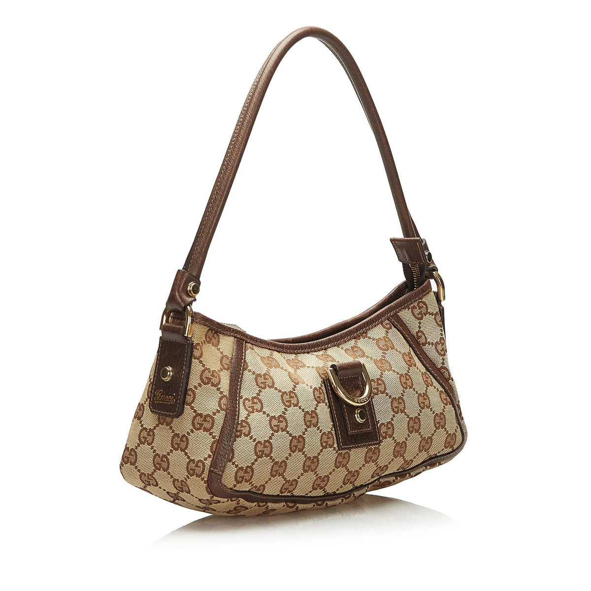 Gucci Abbey GG Canvas Baguette (SHG-35505)