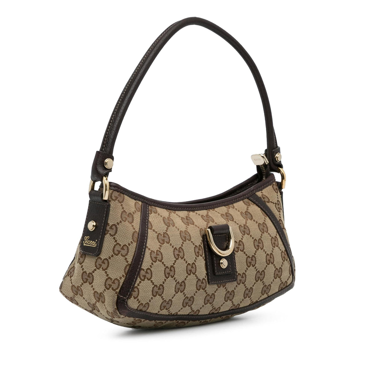 Gucci Abbey GG Canvas Baguette (SHG-1o7xzY)