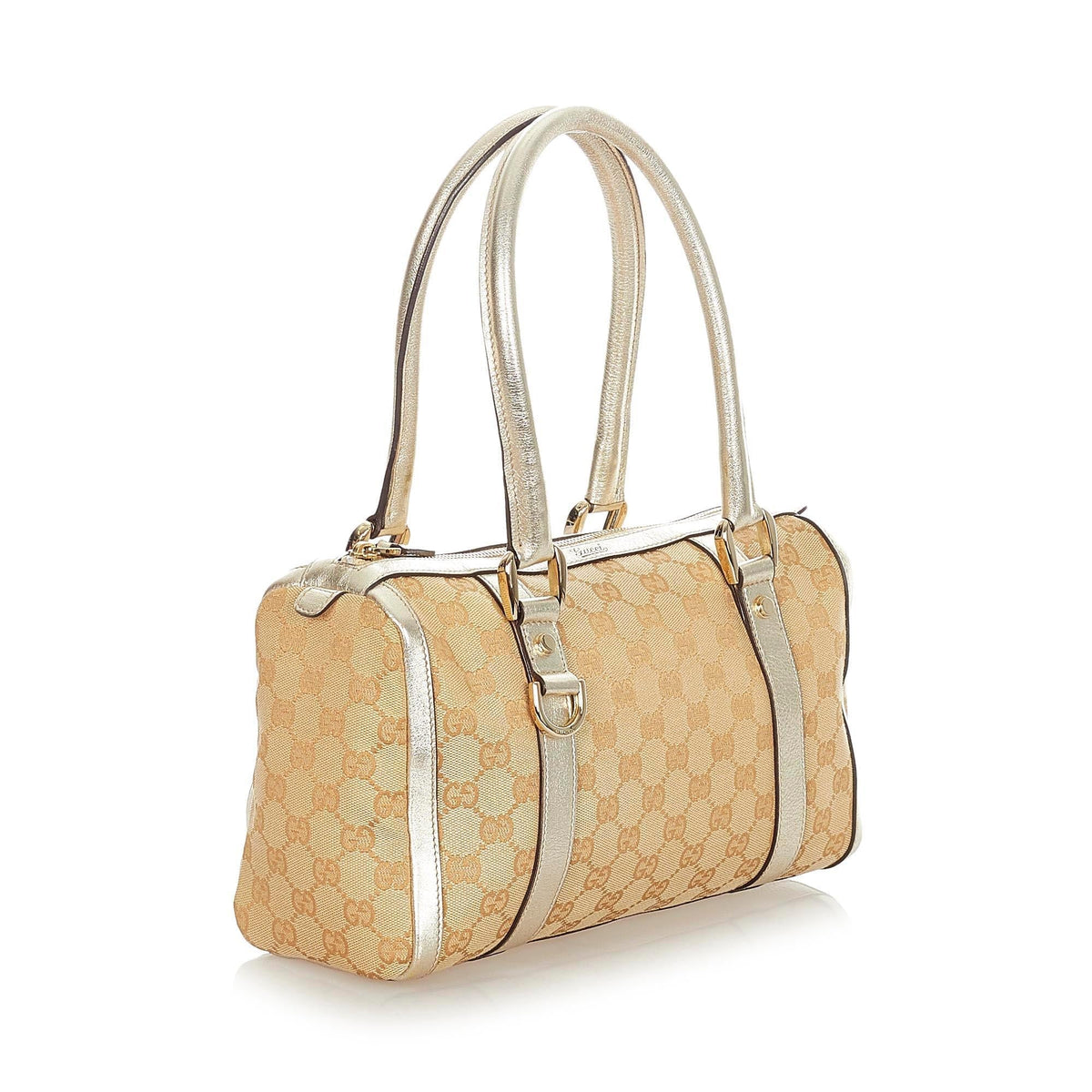 Gucci Abbey GG Canvas Boston Bag (SHG-31972)