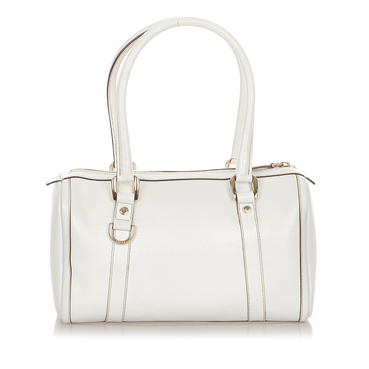 Gucci Abbey Leather Boston Bag (SHG-21500)