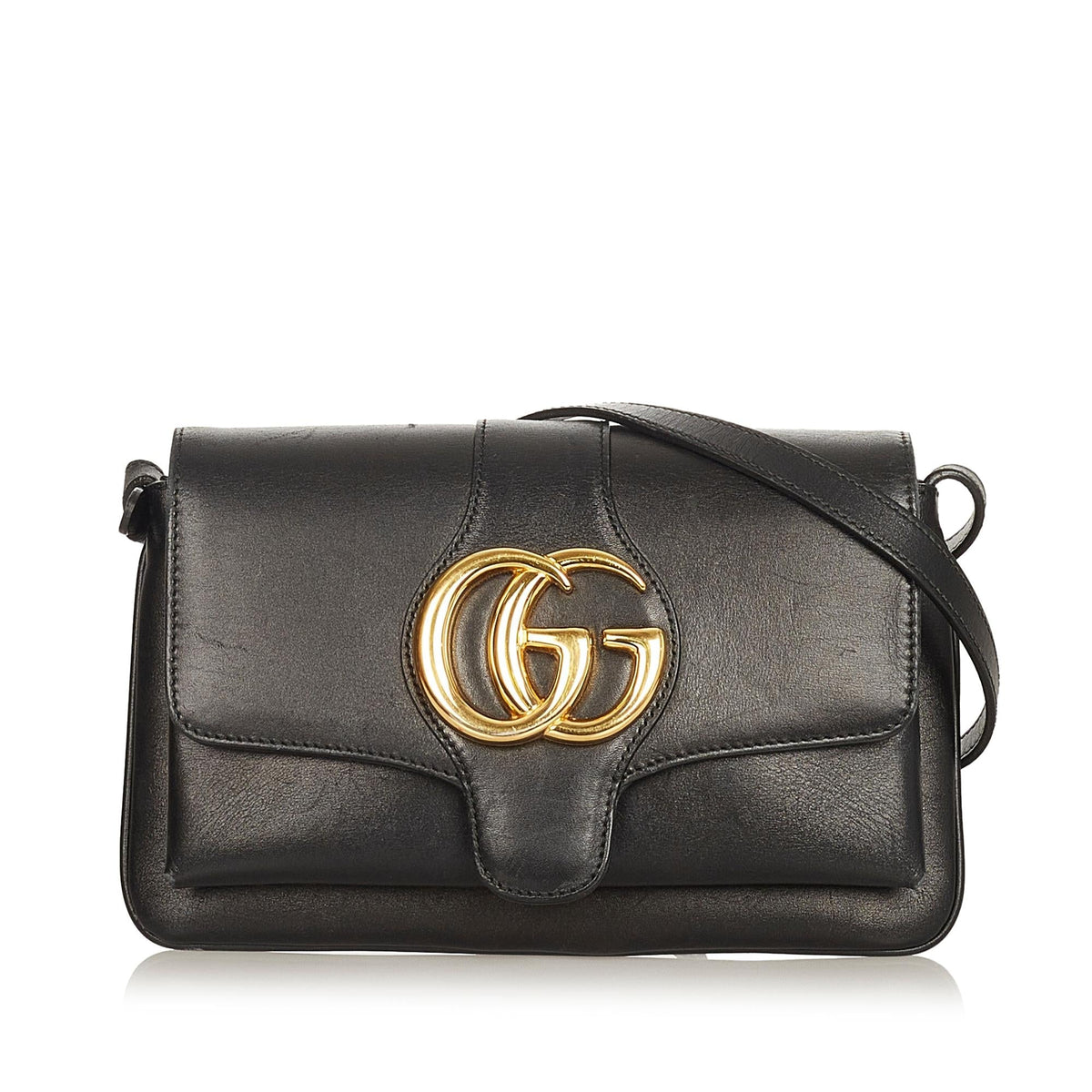 Gucci Arli Leather Crossbody Bag (SHG-25155)