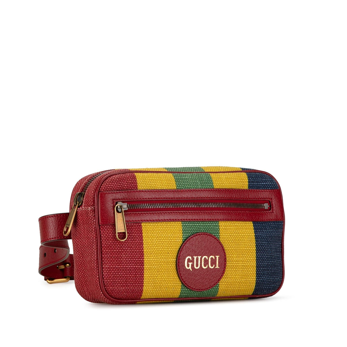 Gucci Baiadera Canvas Stripe Belt Bag