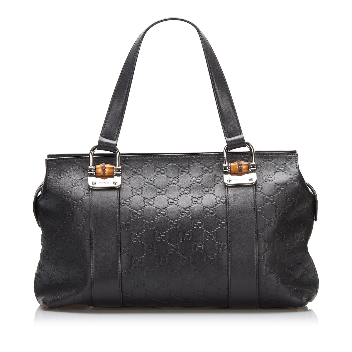 Gucci Bamboo Bar Guccissima Satchel (SHG-5c7shZ)