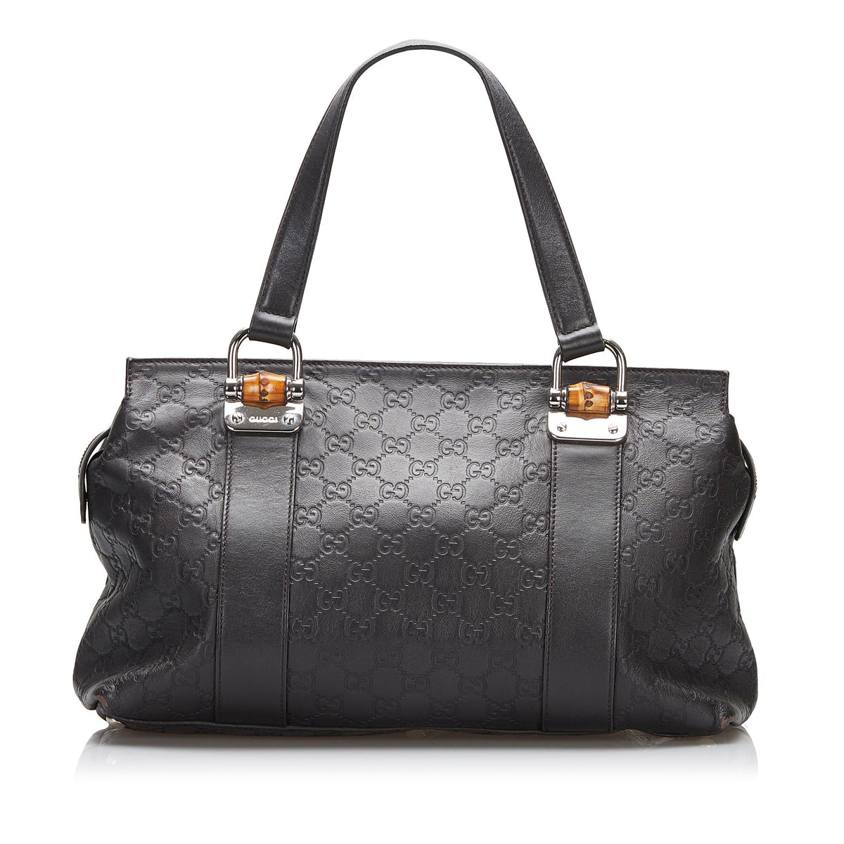 Gucci Bamboo Bar Guccissima Satchel (SHG-5c7shZ)