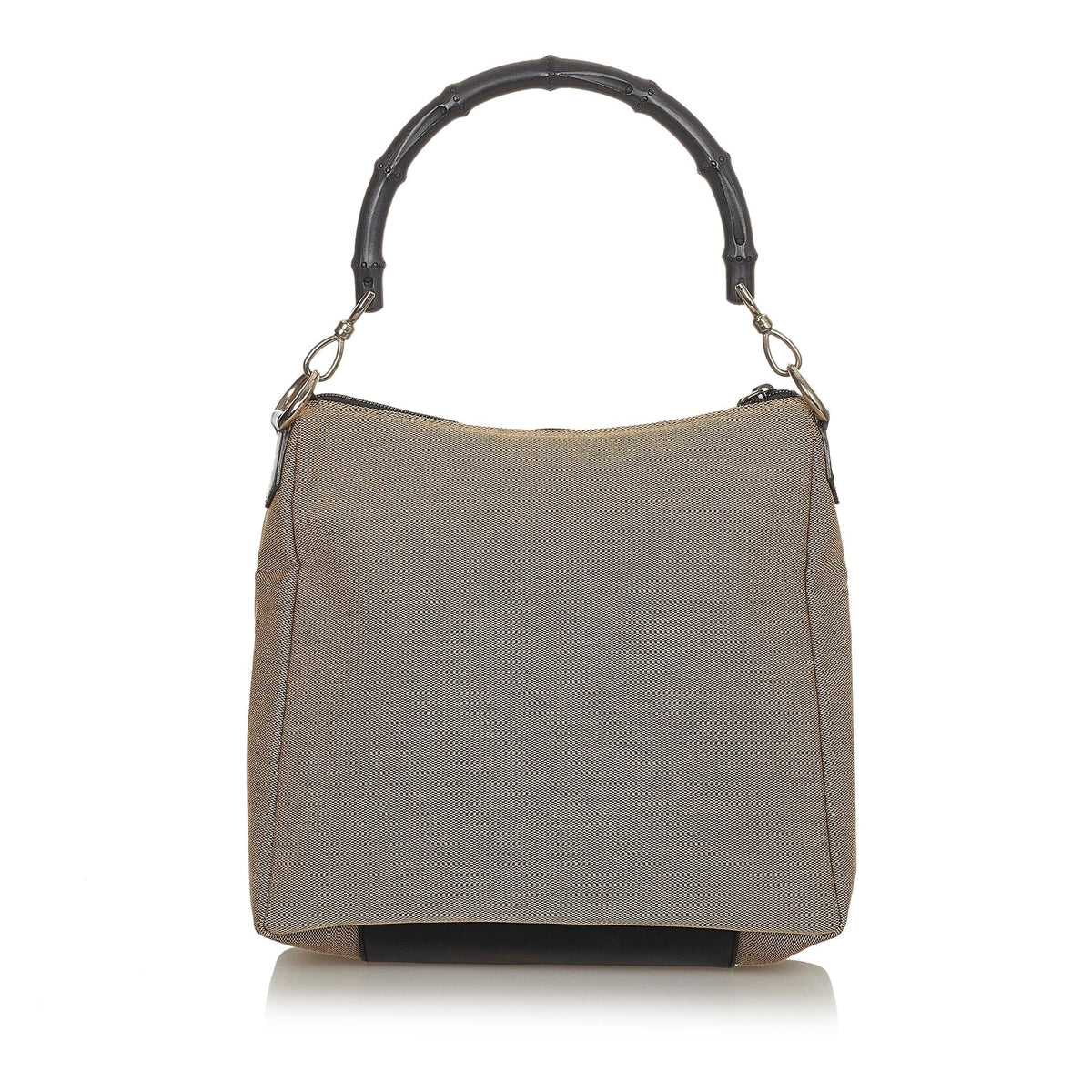 Gucci Bamboo Canvas Handbag (SHG-fCN2xU)