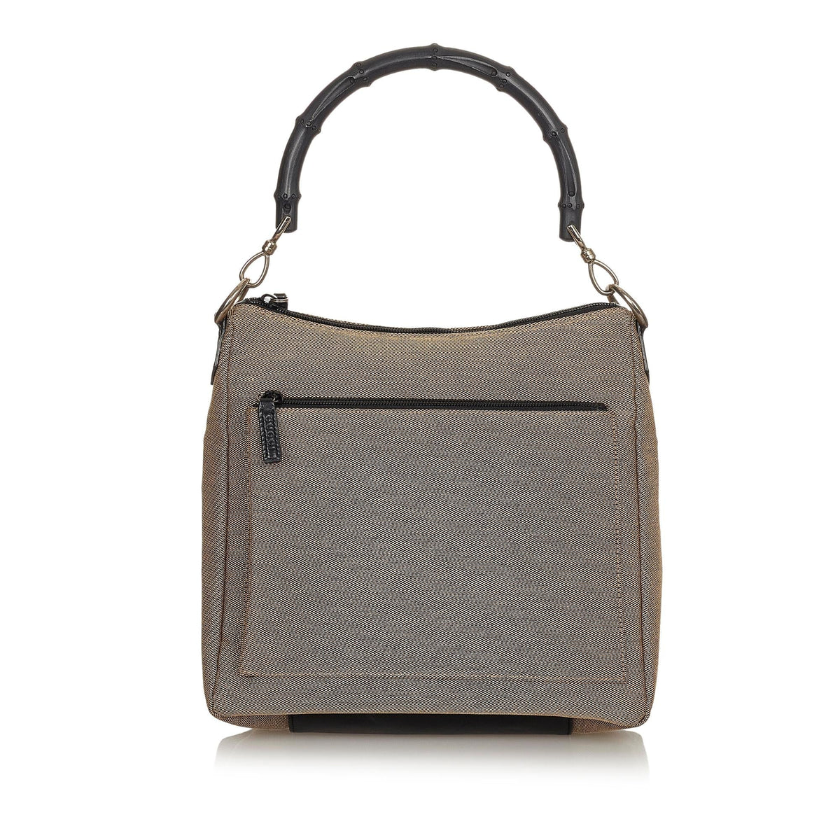 Gucci Bamboo Canvas Handbag (SHG-fCN2xU)