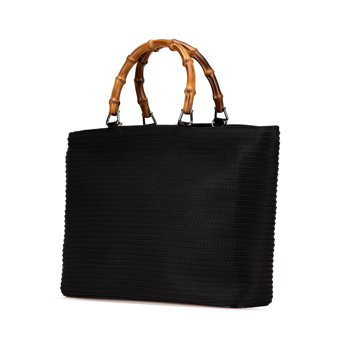 Gucci Bamboo Canvas Satchel