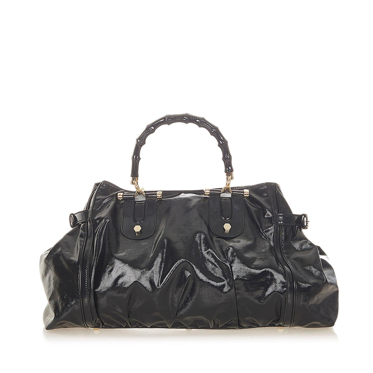Gucci Bamboo Dialux Pop Handbag (SHG-7LYwON)