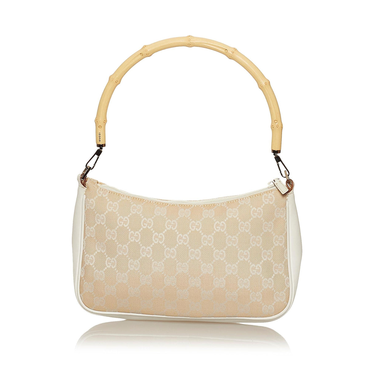 Gucci Bamboo GG Canvas Baguette (SHG-29302)