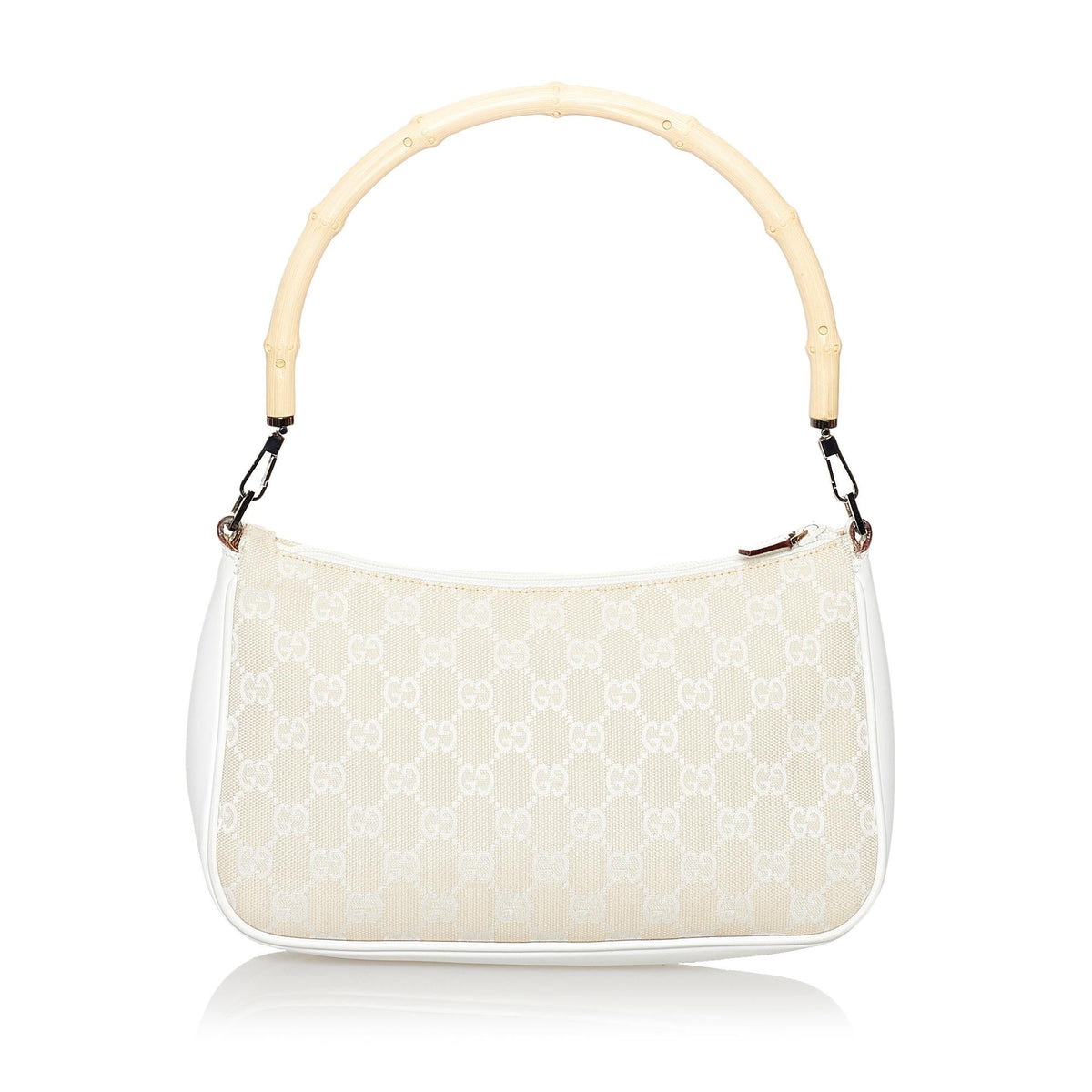 Gucci Bamboo GG Canvas Baguette (SHG-31081)
