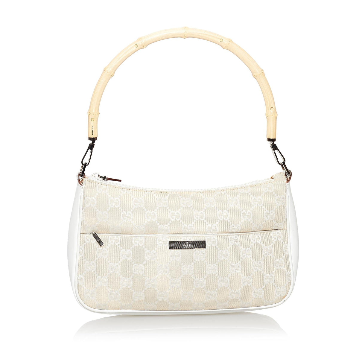 Gucci Bamboo GG Canvas Baguette (SHG-31081)