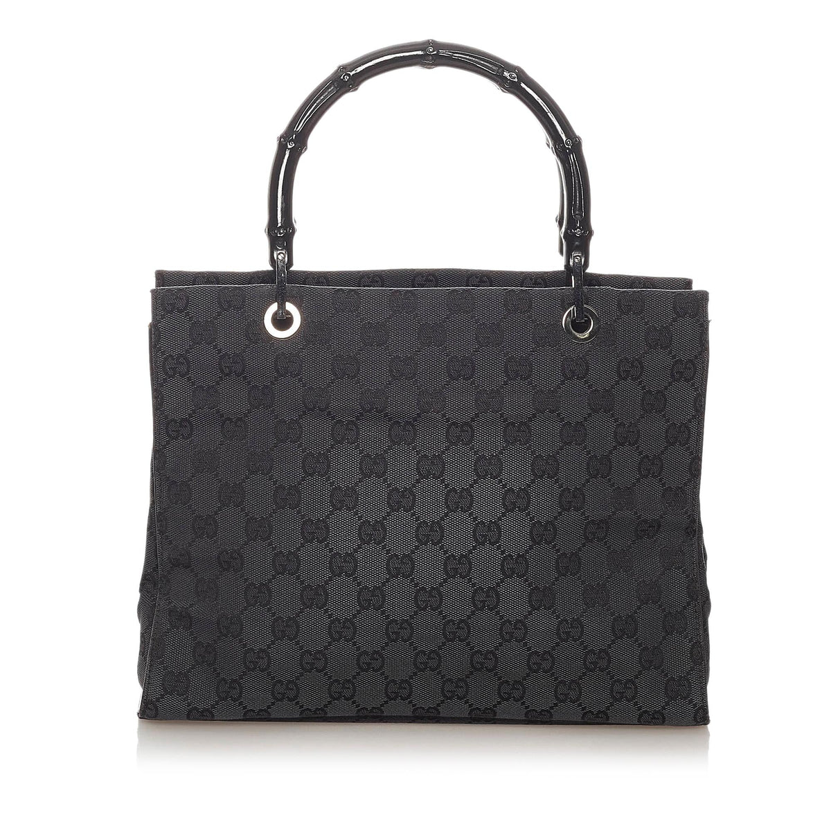 Gucci Bamboo GG Canvas Handbag (SHG-27813)
