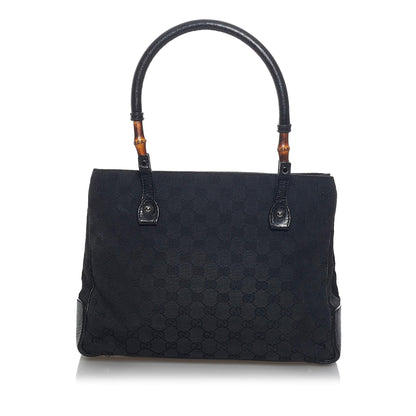Gucci Bamboo GG Canvas Handbag (SHG-37616)