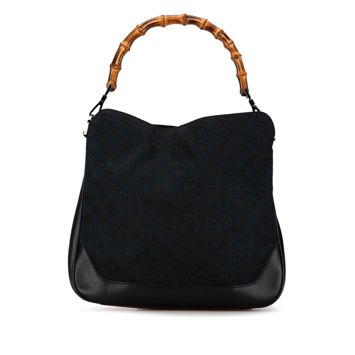 Gucci Bamboo GG Canvas Satchel (SHG-gPmmq9)