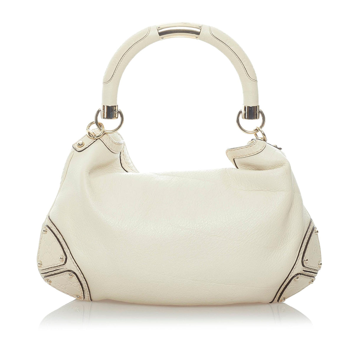 Gucci Bamboo Indy Leather Satchel (SHG-31888)