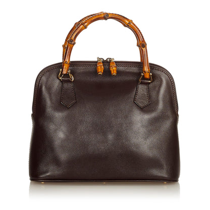 Gucci Bamboo Leather Handbag (SHG-25568)