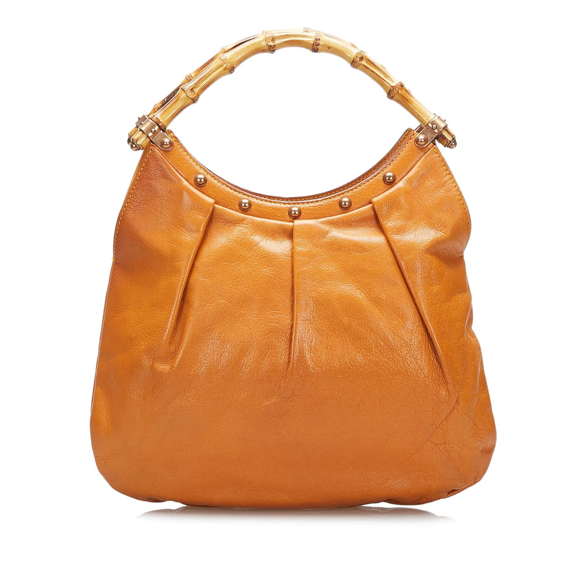 Gucci Bamboo Leather Hobo (SHG-3H4P8L)