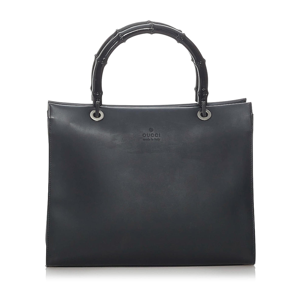 Gucci Bamboo Leather Satchel (SHG-29851)