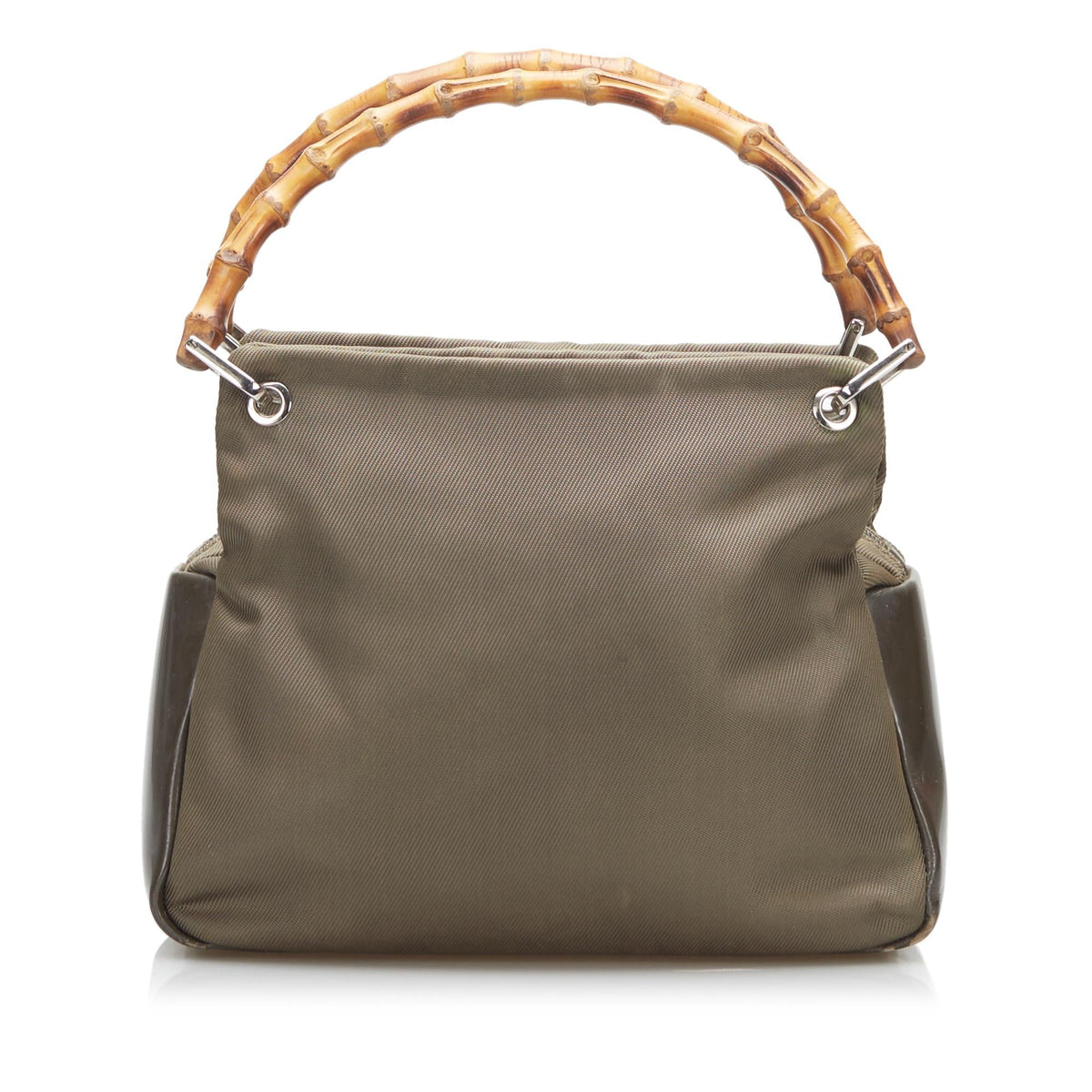Gucci Bamboo Nylon Handbag (SHG-35080)