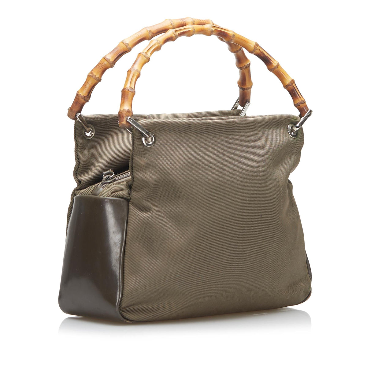 Gucci Bamboo Nylon Handbag (SHG-35080)