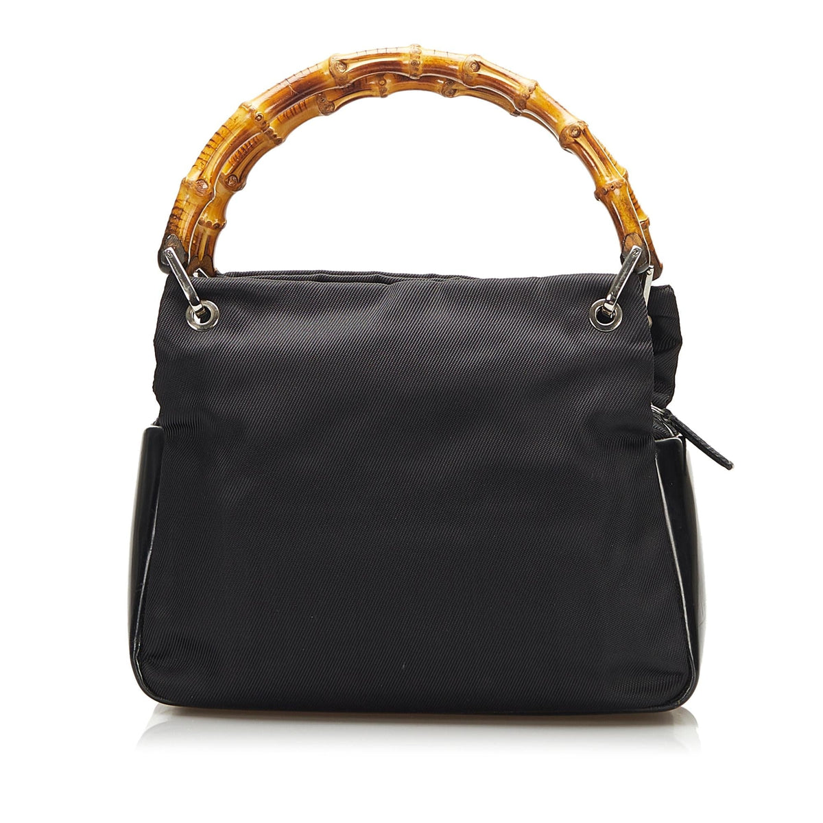 Gucci Bamboo Nylon Handbag (SHG-bNzyNE)