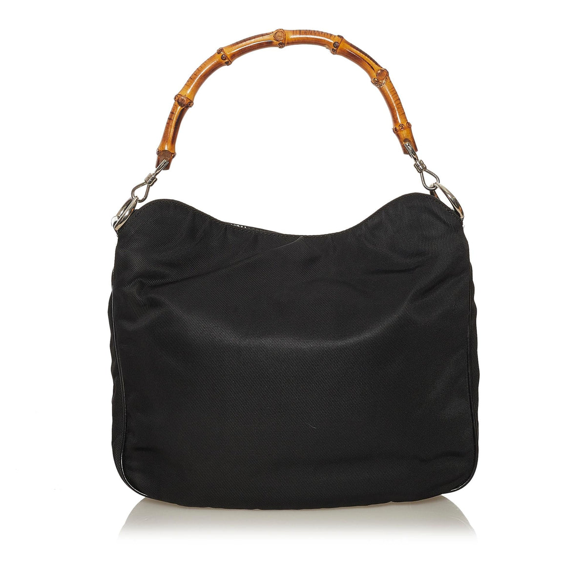 Gucci Bamboo Nylon Satchel (SHG-34978)
