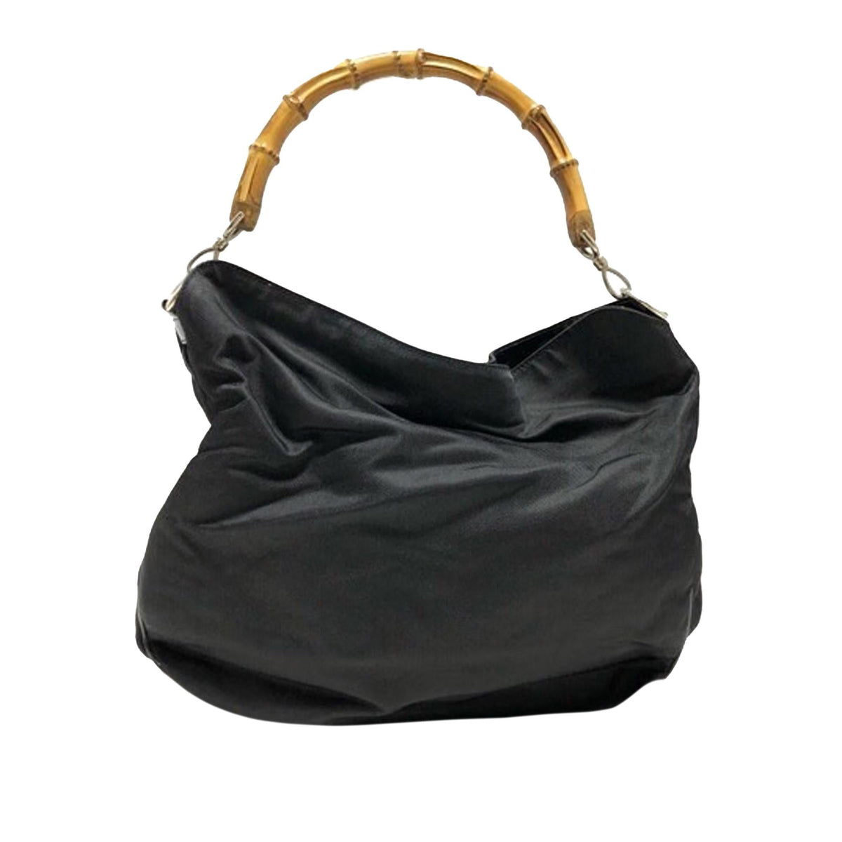 Gucci Bamboo Nylon Satchel (SHG-36141)