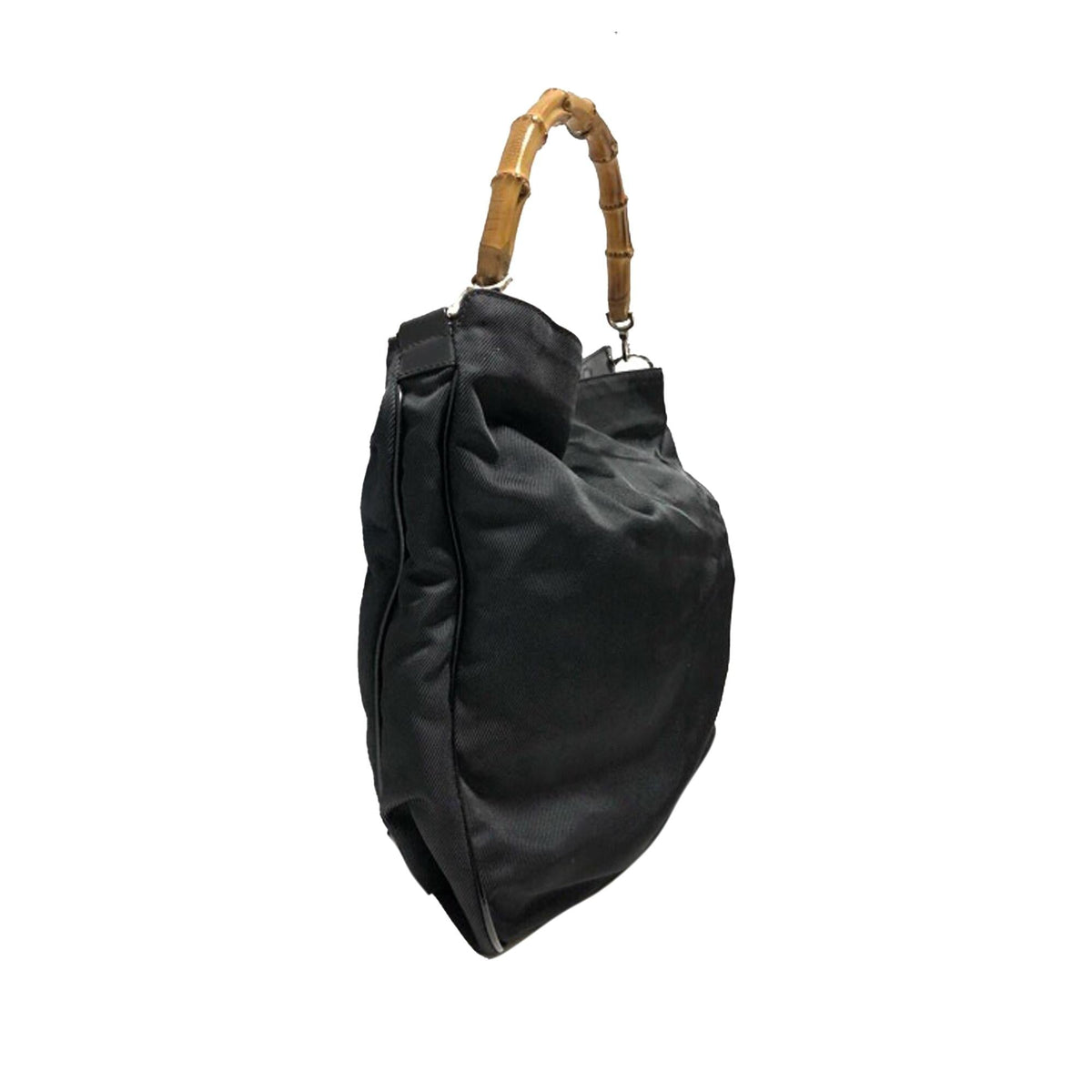 Gucci Bamboo Nylon Satchel (SHG-36141)